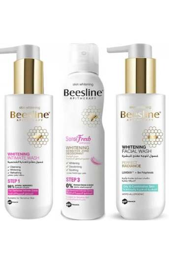 Beesline Sensitive Area Lightening Set 200+200+150 ml