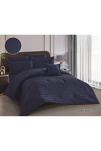 Roshen New Dreamy Microfiber Double Bedspread, High Quality, Embroidered, 7 Pieces, Comfort and Luxury at the Same Time, Size 260*240
