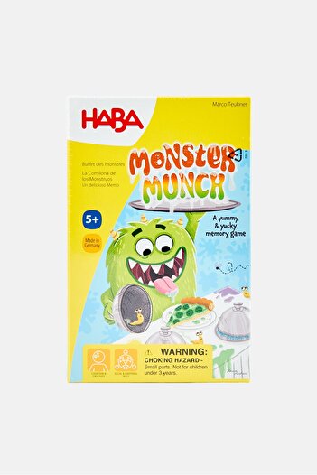 Haba لعبة مونستر مانش: لعبة ذاكرة لذيذة ومقززة