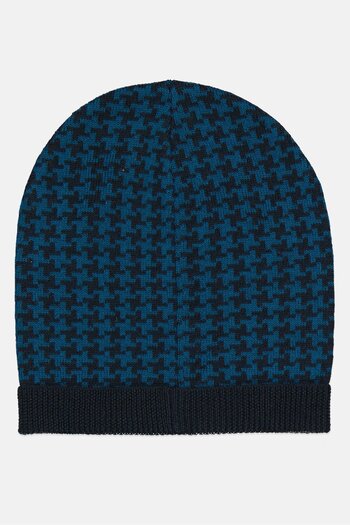 Harmont & Blaine Men Brand Logo Beanie, Blue