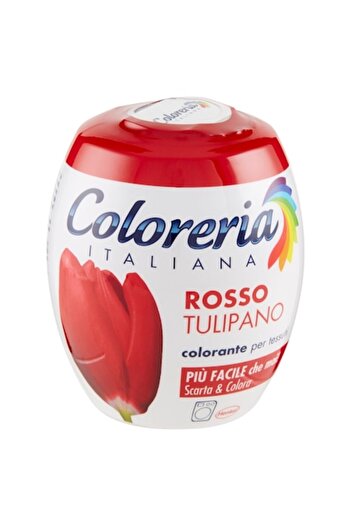 coloreria italiana Rosso Tulipano textile paint, color Red, 350 g