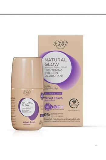 EVATES EVA Skin Care Natural Glow Roll-On Deodorant for Skin Lightening Velvet Touch 60g
