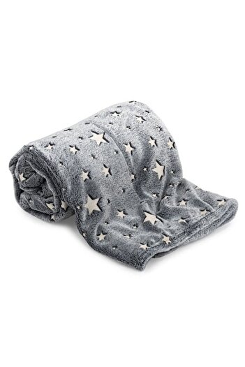 PROCART Glow-in-the-Dark Blanket 150x200 cm, PROCART, Stars Glow, Soft and Comfortable