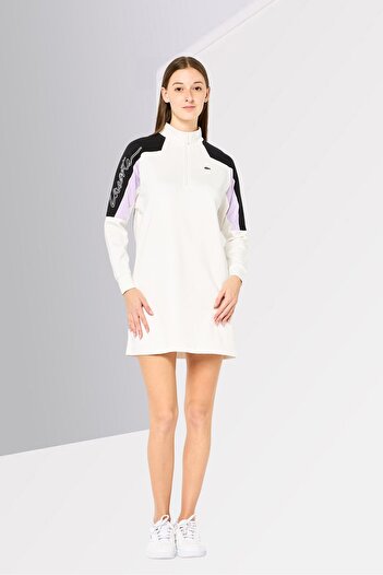 Lacoste Women Brand Logo Mini Dress, White