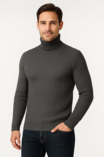 ModaPlaza Men's Turtleneck Sweater 720