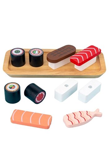 B4U Educational Toy, Wooden Sushi Set Montessori