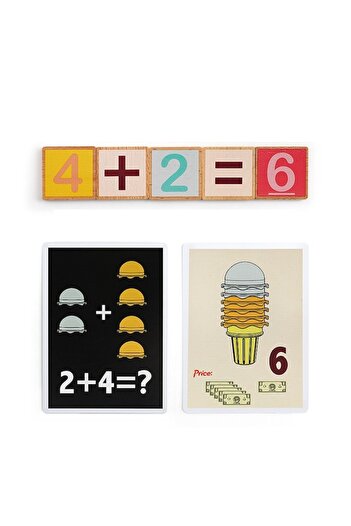 B4U Educational Toy, Mathematics Ice Cream Montessori Game