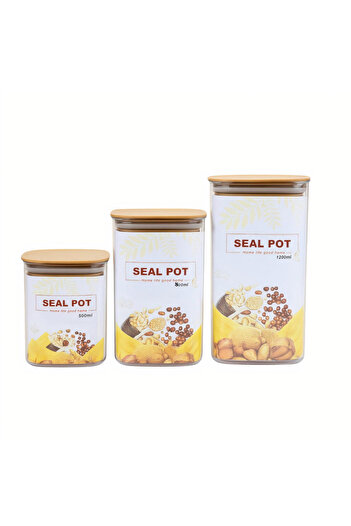JML Plastic Airtight Container 800ml with Sealable Lid, Transparent for Storing Dry Foods Engros