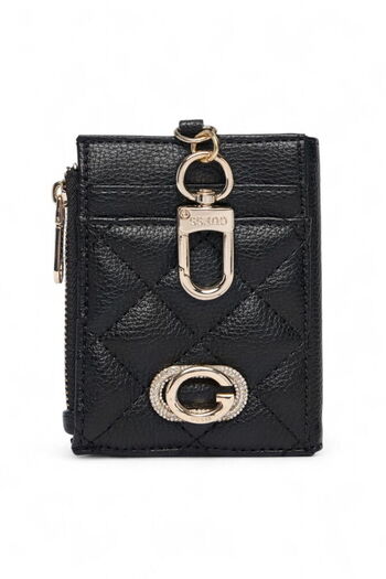 Guess Black Women's Card Holder with Logo Detail Rw1796P5401