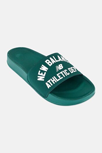 New Balance Men SMF200S3 Slip On Slides, Dark Green