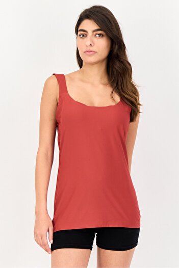 Triumph Women 2 Piece Smart Micro Undershirt Tank Top, Red