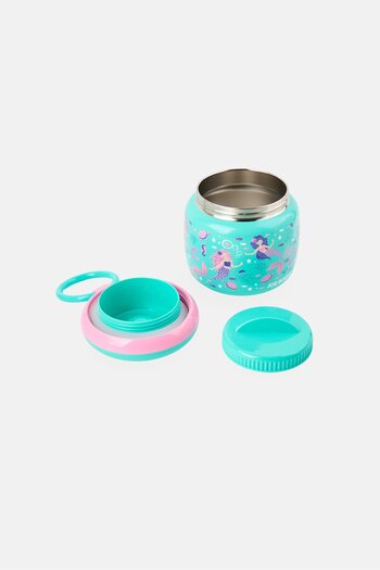 Joe Boxer Mermaid Print Lunch Jar, Sea Green
