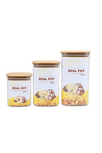 JML Plastic Airtight Container 800ml with Sealable Lid, Transparent for Storing Dry Foods Engros