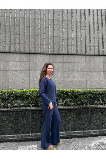 EGZOTİK ASORTİK Buy Elastic Waist Pants Blouse Set