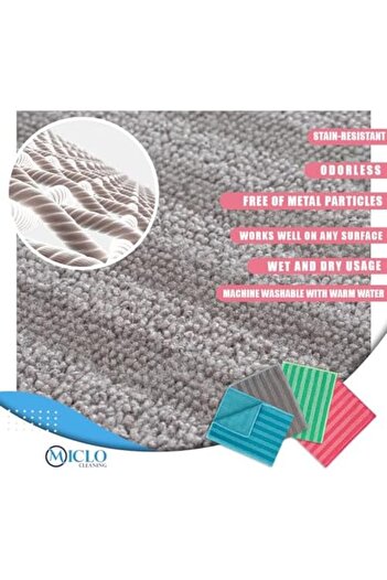 STOREMAX Polysight Cleaning |   Microfiber Kitchen & Tough Dirt Cloth 4-Pack Trendzap 467437
