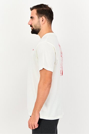 New Balance Men Sportswear Fit Short Sleeve Outdoor T-Shirt, White