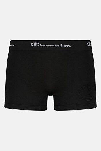 Champion Men 1 Piece Brand Logo Boxer, Black