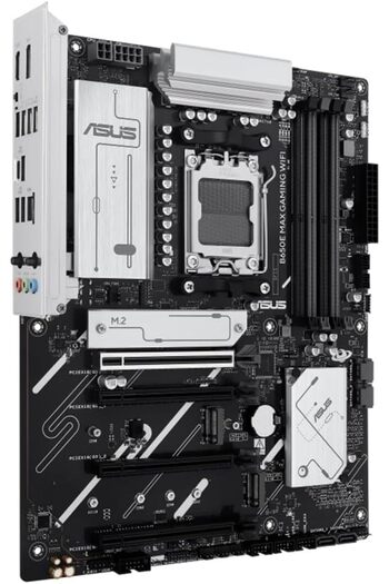 ASUS B650E Max Gaming WiFi Motherboard, AMD ATX, 8+2+1 Power, DDR5 Slot, PCIe 5.0 Slot, 3 M.2 Slots,