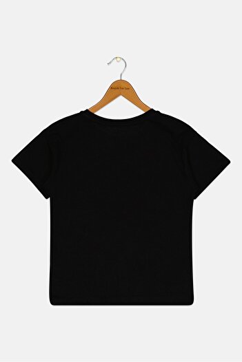 Puma Kids Boy Sportswear Fit Brand Logo Short Sleeves Outdoor T-Shirt, Black