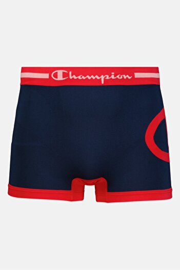 Champion Men Brand Logo Boxer Brief, Navy