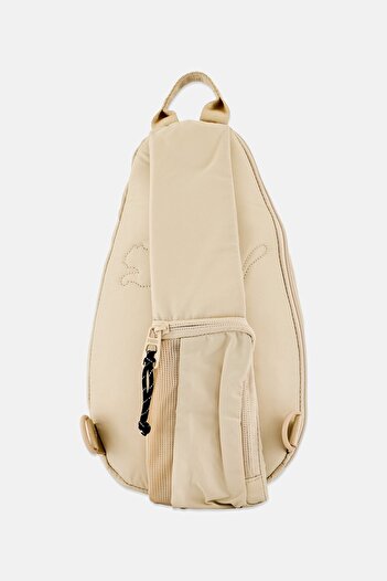 Puma Men Brand Logo Sling Bag, Beige