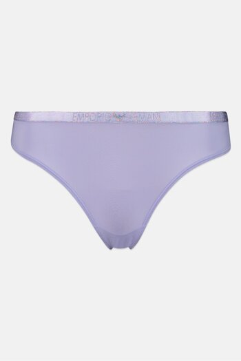 Emporio Armani Women Brand Logo Pull On Briefs, Lavender