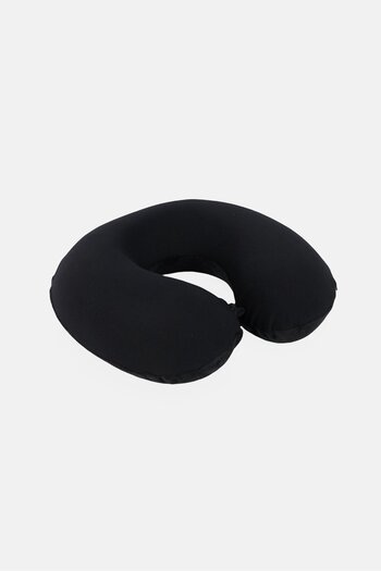 ISAAC MIZRAHI Foam U Shaped Neck Pillow, Black