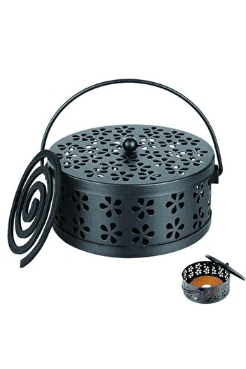 Generic ChicAbode Mosquito Coil Holder，Portable Mosquito Coil Box Incense Burner for Mosquito Incense and L