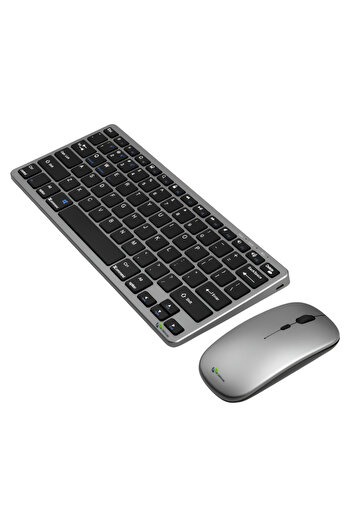 Konzmann Konzmann Keyboard and Mouse Kit, Bluetooth and 2.4GHz, Reliable Connection, Rechargeable Battery