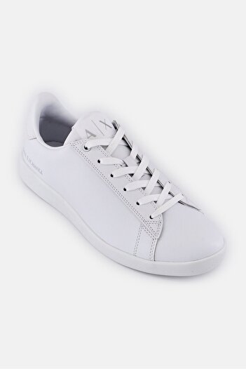 Armani Exchange Women Lace Up Sneakers, White