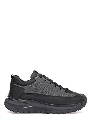 Voyager M434 Men's Genuine Leather Casual Shoes Black - Gray