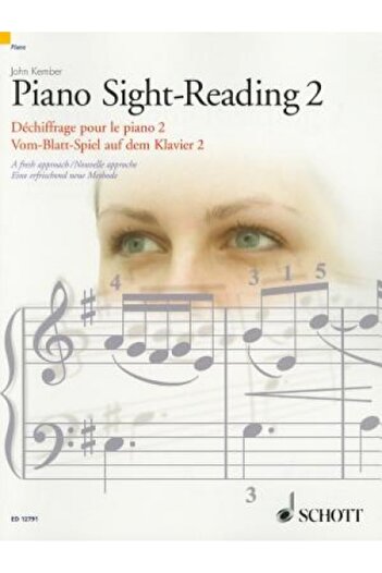 Mcgraw Hill Book Co Piano Sight-Reading 2, Dechiffrage Pour Le Piano 2/Vom-Blatt-Spiel Auf Dem Klavier 2: A Fresh Approa