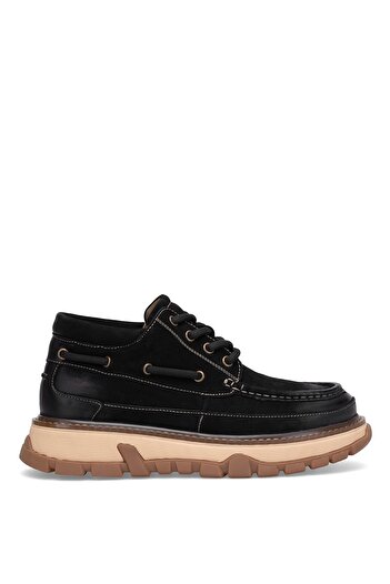 Guja 25K550 Men's Genuine Leather Casual Shoes Black