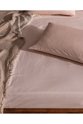 Madame Coco Marlie Single Cotton Sheet Set - Powder