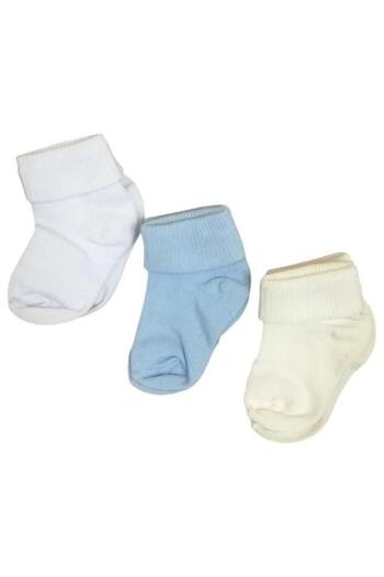Dumledo Cuffed Short 3-Piece Baby Socks