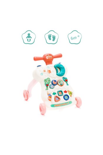 Fillikid Toy Push Walker with Activities Rose