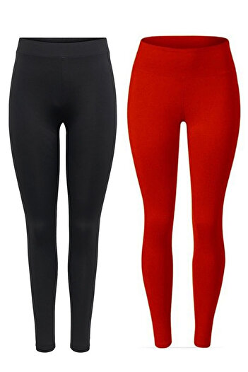 makiteks Tights Red Black