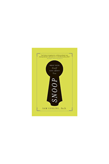 Basic Books Snoop: What Your Stuff Says about You