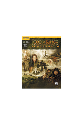 Warner Bros Pubn The Lord of the Rings: The Motion Picture Trilogy Instrumental Solos: Viola (Removable Part)/Piano A
