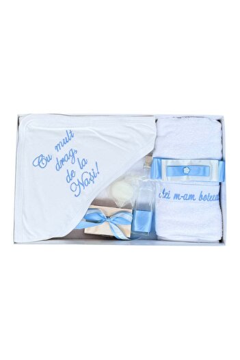 KidsMagazin Baptism Set with Love from the Godparents - 7 Pieces