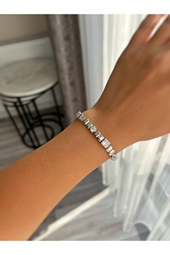 ToffyStore Vip Silver Accordion Bracelet