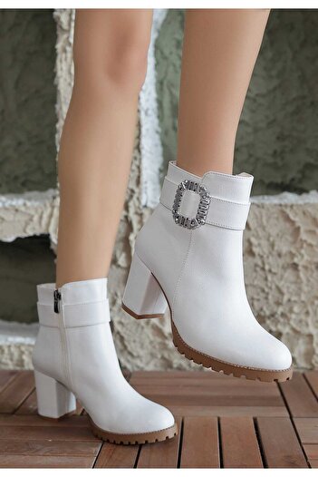 VİP SMR MODA Women's Boots Daily Comfortable Non-Slip Orthopedic Sole