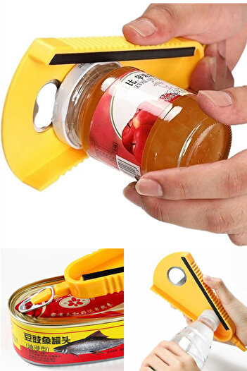 LOVYCO Jar Opener Bottle Cap Opener Jar Lid Opening Squeeze Can Opener