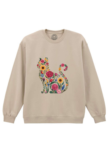 Cu Pisici Printed blouse-Flora Cat, Unisex