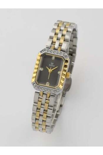 everd Women's Watch Brand Gold and Silver Black Dial