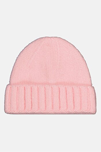 Asos Design Women Textured Beanie, Pink