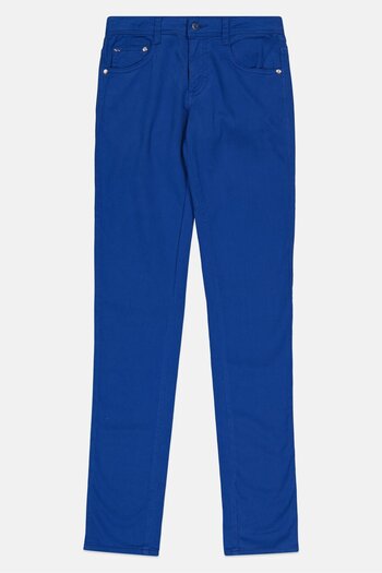 Harmont & Blaine Women Regular Fit Plain Non-Stretchable Jeans, Blue