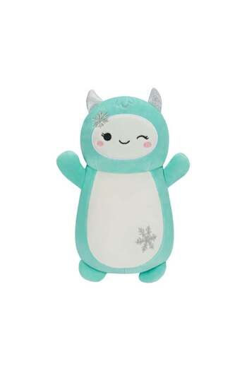 Squishmallows 10 inch Teal Yeti w/Snowflake HugMee Officially Licensed Kellytoy Plush Toy