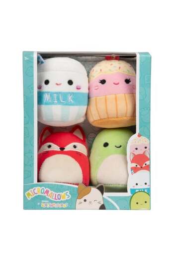 Squishmallows Micromallows Original Micromallows 4-Pack – Melly, Clara, Fifi, Henry