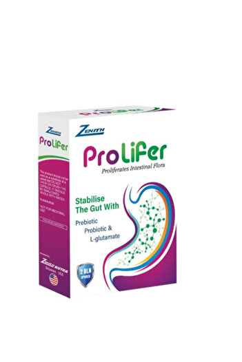 ZENİTH Prolifer Support Supplement Prebiotic, Probiotic L-Glutamate 30 softgels